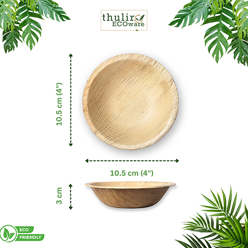 10.5 cm (4")PALM LEAF BOWL - 2